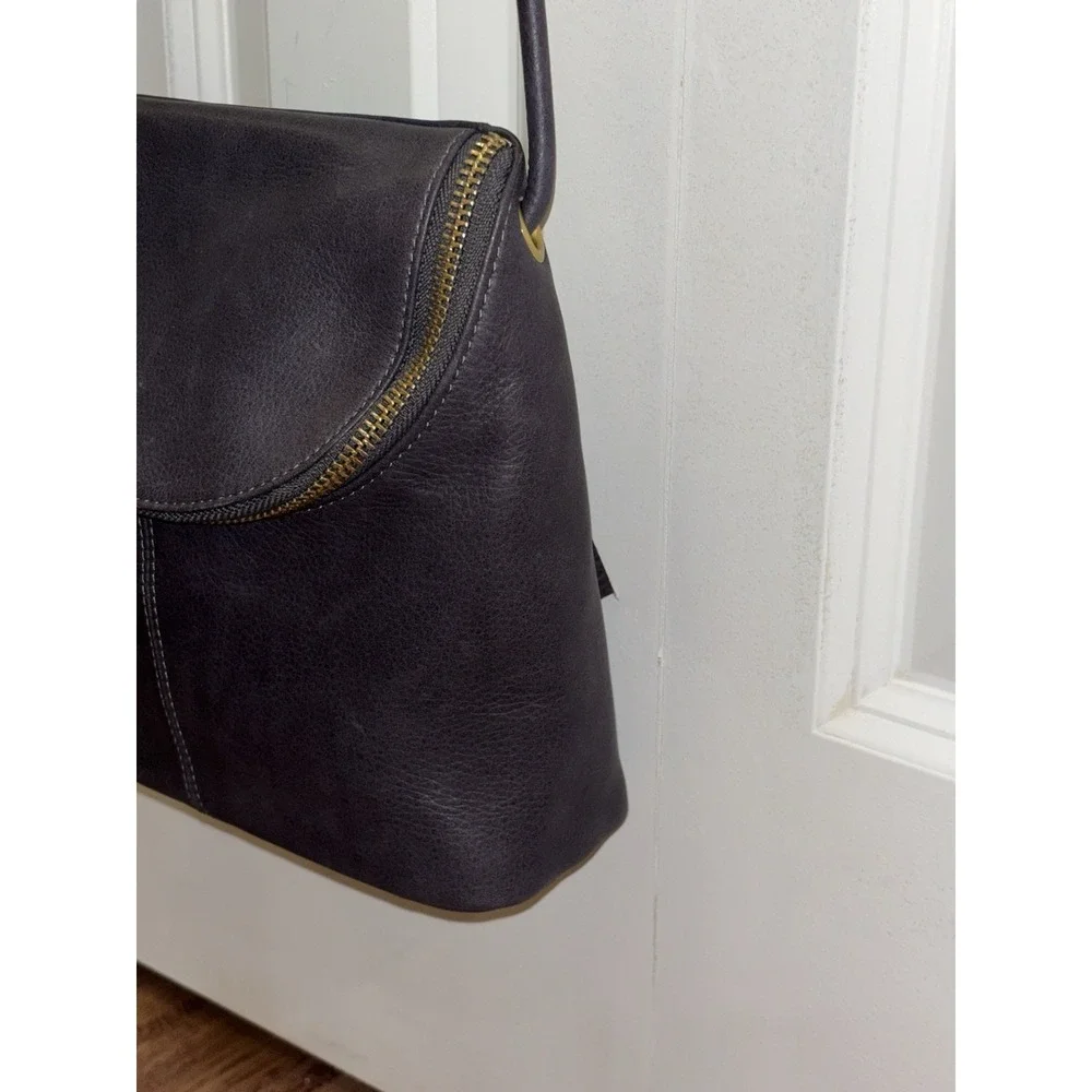 Osgoode Marley Emery Small Crossbody Leather RFID Storm Gray MSRP $175